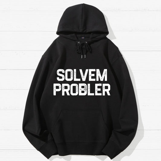 Problem Solved Geek Cotton Hoodie
