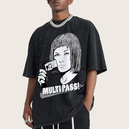 MULTIPASS! Vintage Distressed T-shirt