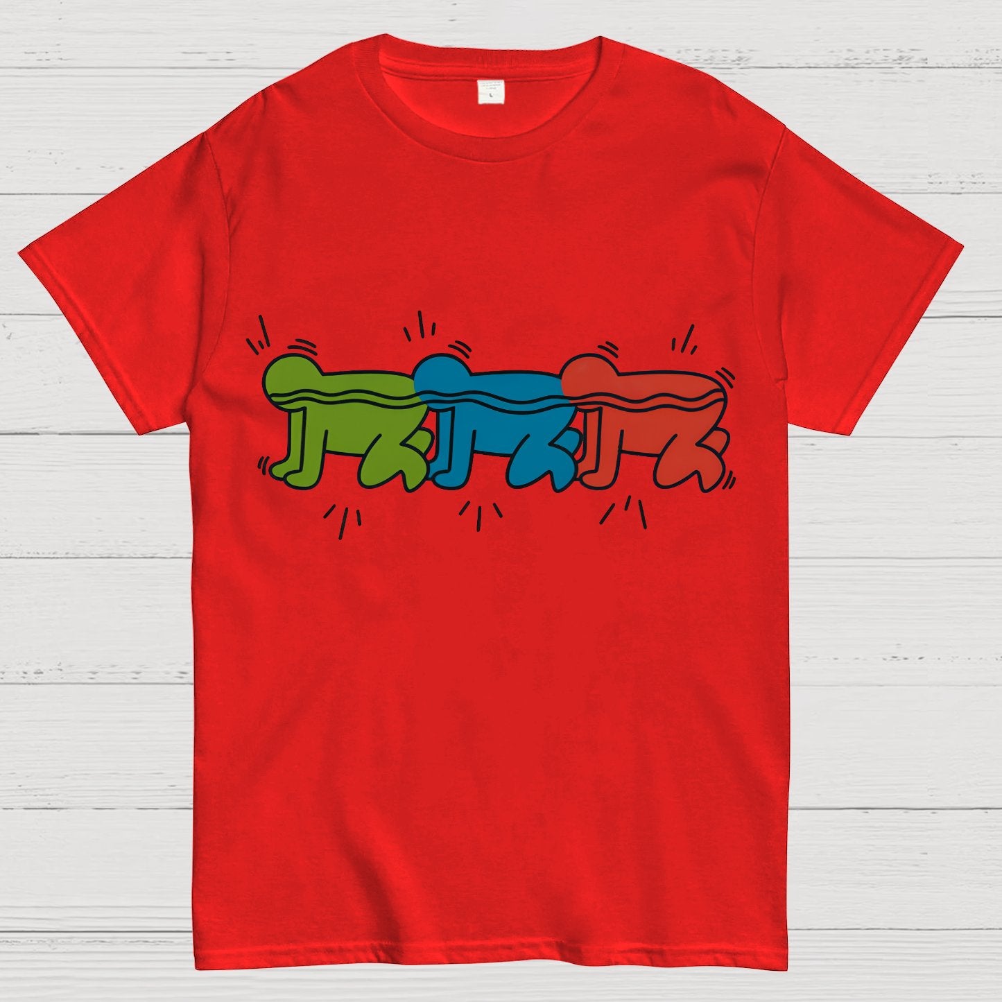Haring Centipede Geek T-Shirt