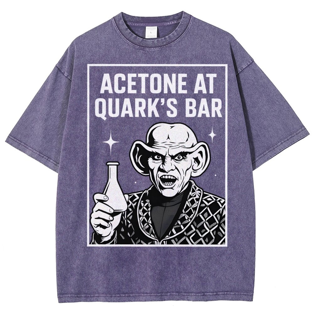 ACETONE AT A SPACE BAR Vintage Distressed T-shirt