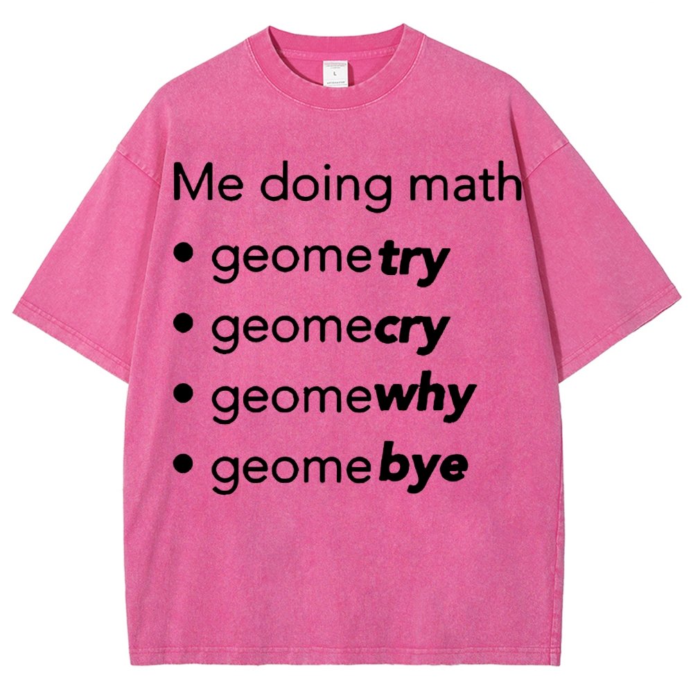 Me Doing Math Vintage Distressed T-shirt