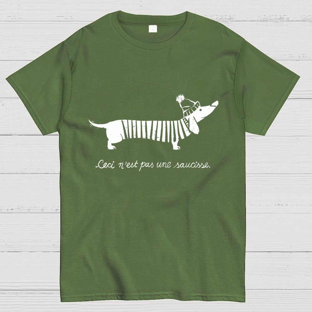 Ceci n'est pas une saucisse Geek T-Shirt