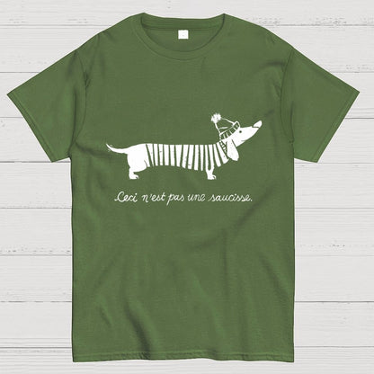 Ceci n'est pas une saucisse Geek T-Shirt