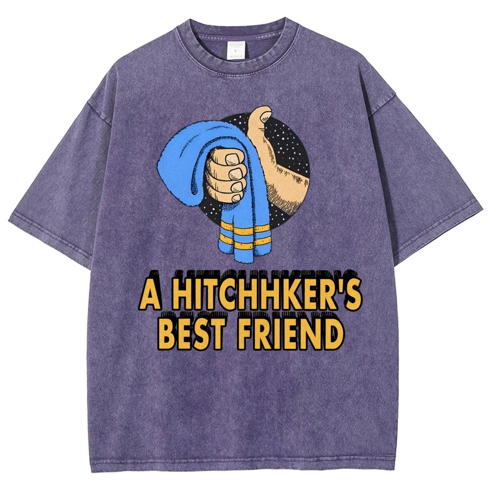 A Hitchhiker‘S Best Friend  Vintage Distressed T-shirt