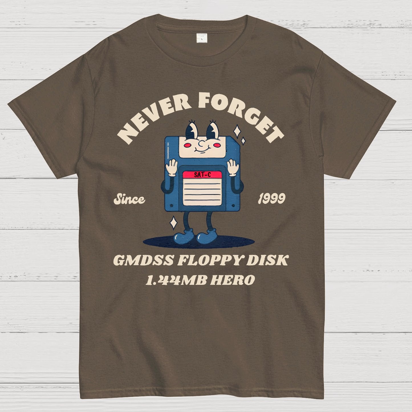 GMDSS Floppy Disk Hero Geek T-Shirt