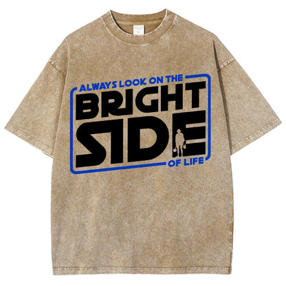 Always Look On The Bright Side Vintage Distressed T-shirt