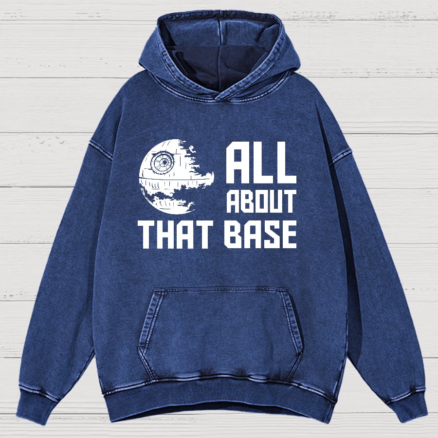 All About That Base Geeks Vintage Distressed Hoodie