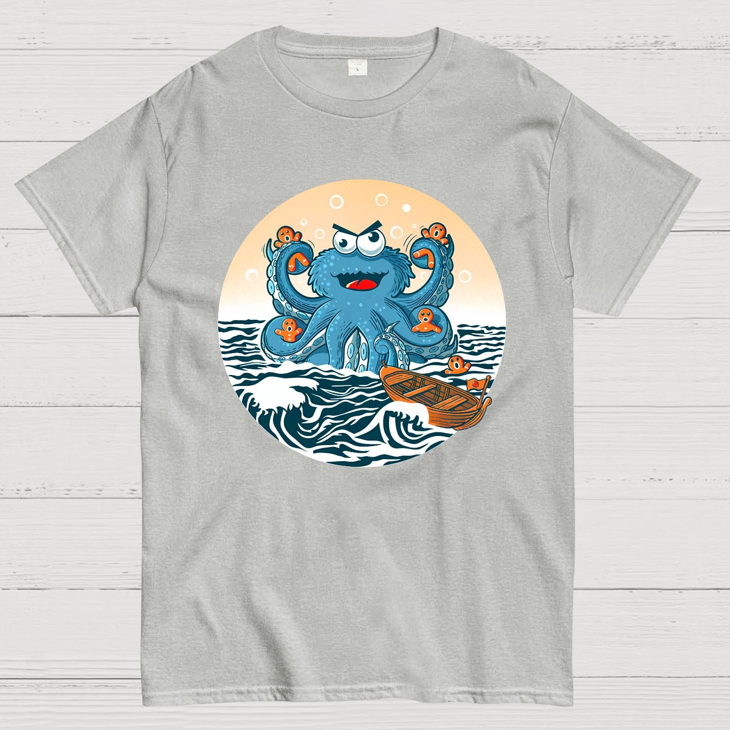 Cookie Kraken Attack Geek T-Shirt