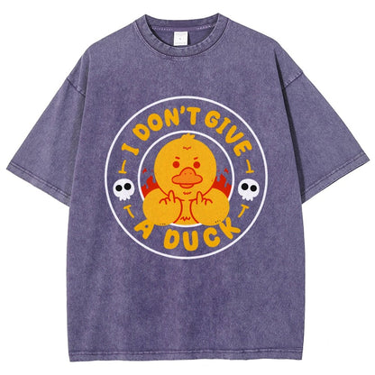 I Don’t Give A Duck Vintage Distressed T-shirt