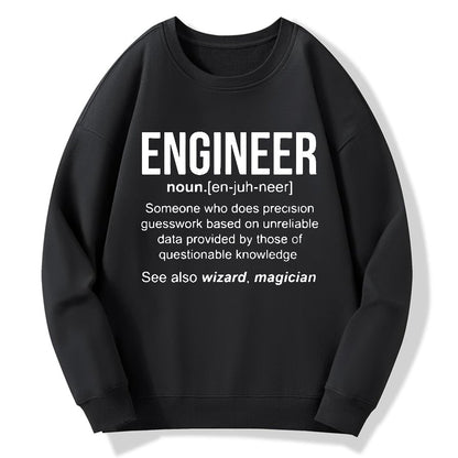 Engineer Geek Cotton Sweatshirt