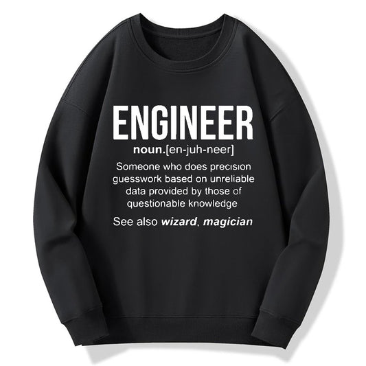 Engineer Geek Cotton Sweatshirt