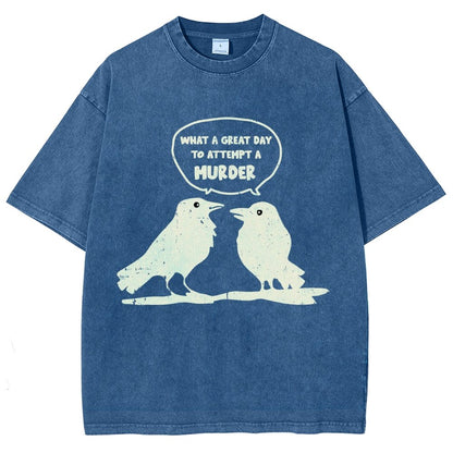 Attempted Murder Vintage Distressed T-shirt
