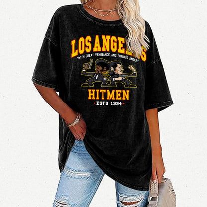 Los Angeles Hitmen Vintage Distressed T-shirt