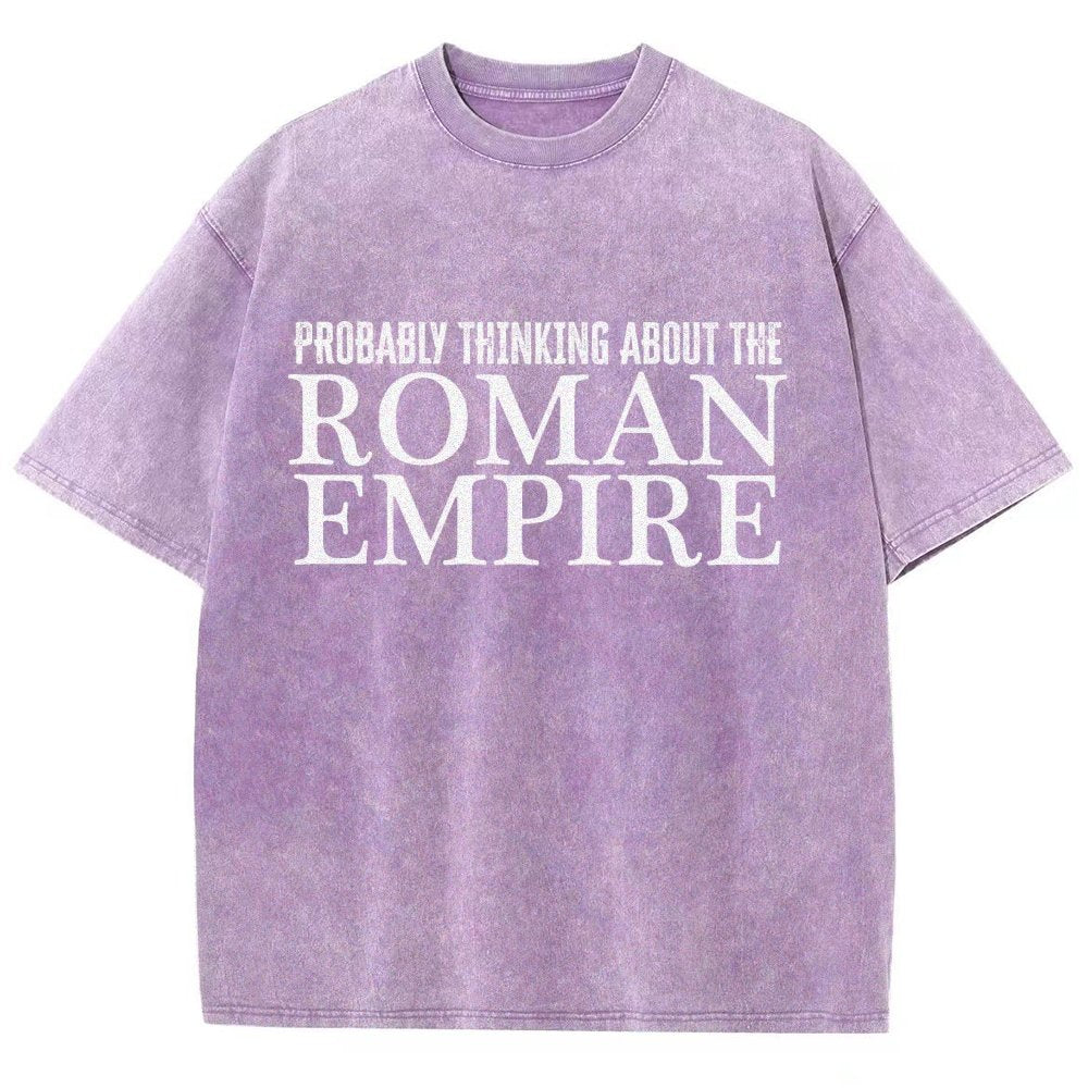 Probably Thinking About The Roman Empire Vintage Distressed T-shirt