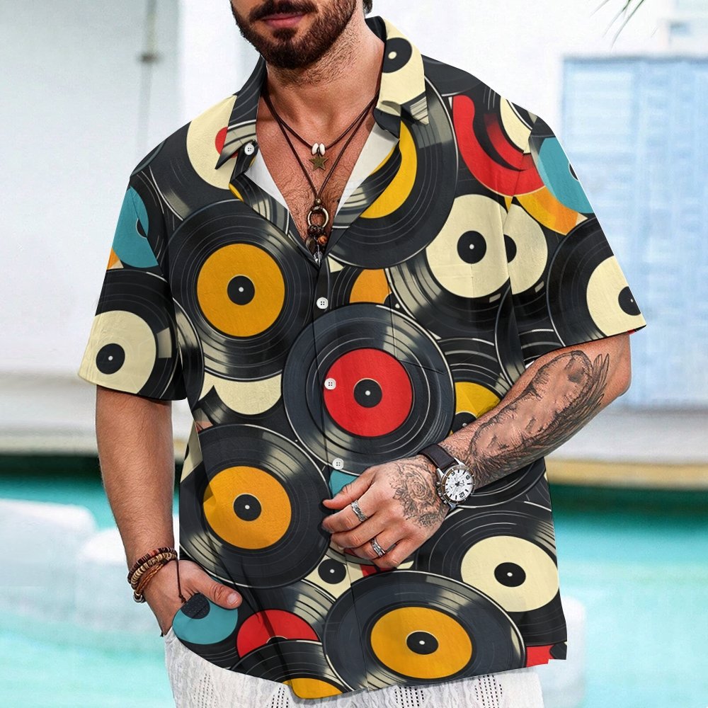 Color clashing Music Geek Hawaiian Shirt