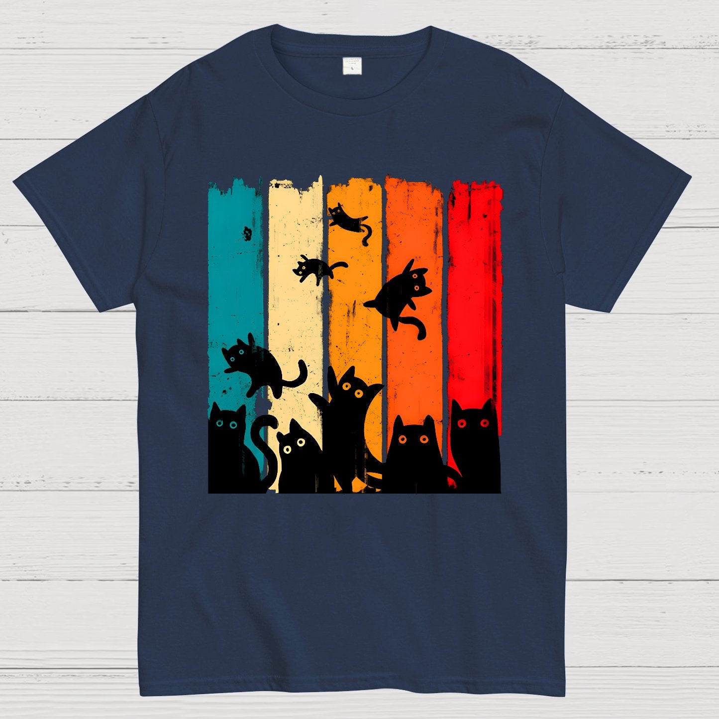 Retro Kitty Chaos Geek T-Shirt