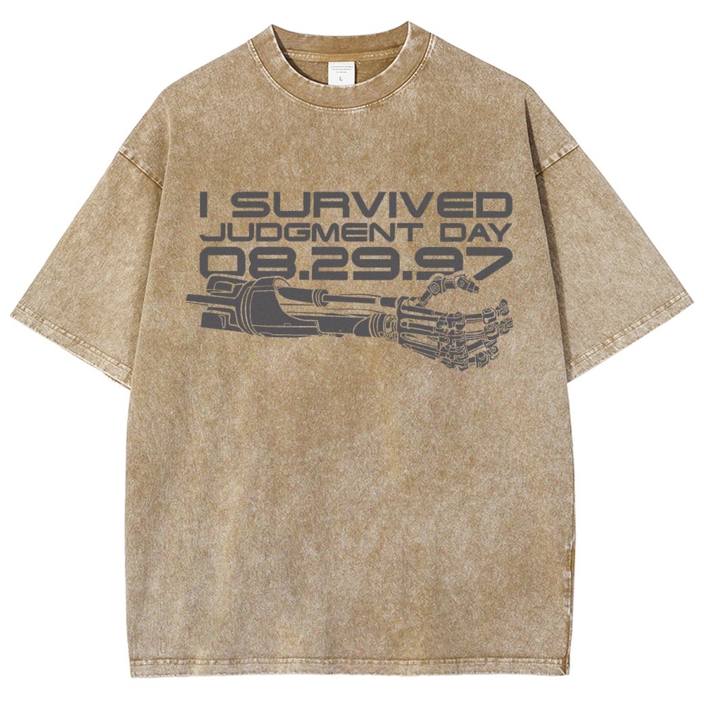 Judgment Day Survivor Vintage Distressed T-shirt