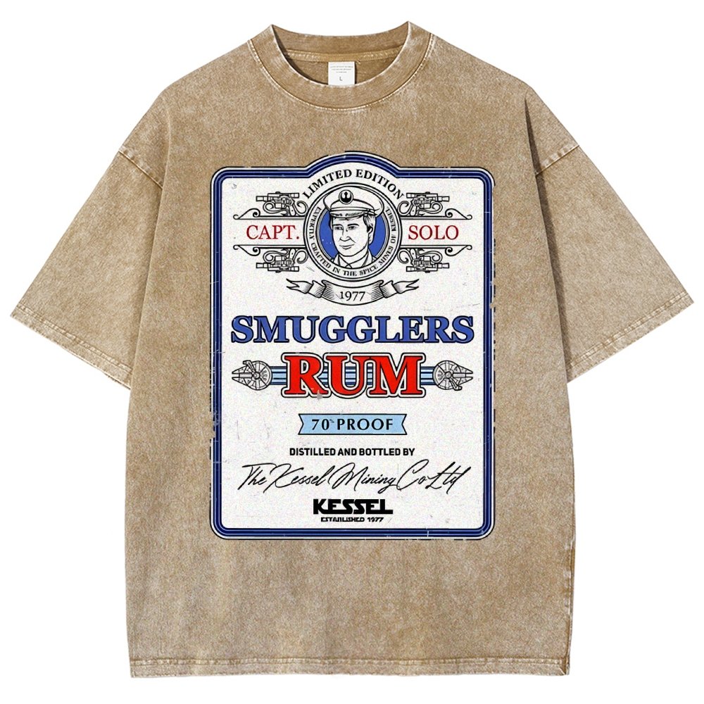 Smugglers Rum Vintage Distressed T-shirt