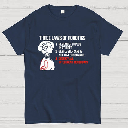 Three Laws of Robotics Geek T-Shirt
