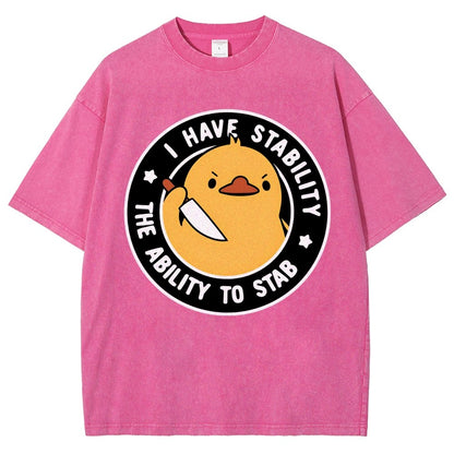 I Have Stability The Ability Vintage Distressed T-shirt