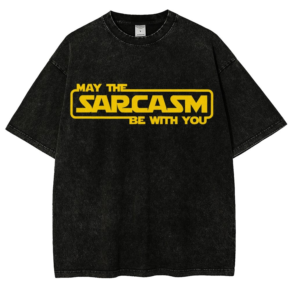 May The Sarcasm Be With You Vintage Distressed T-shirt