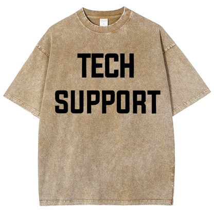 Tech Support Vintage Distressed T-shirt