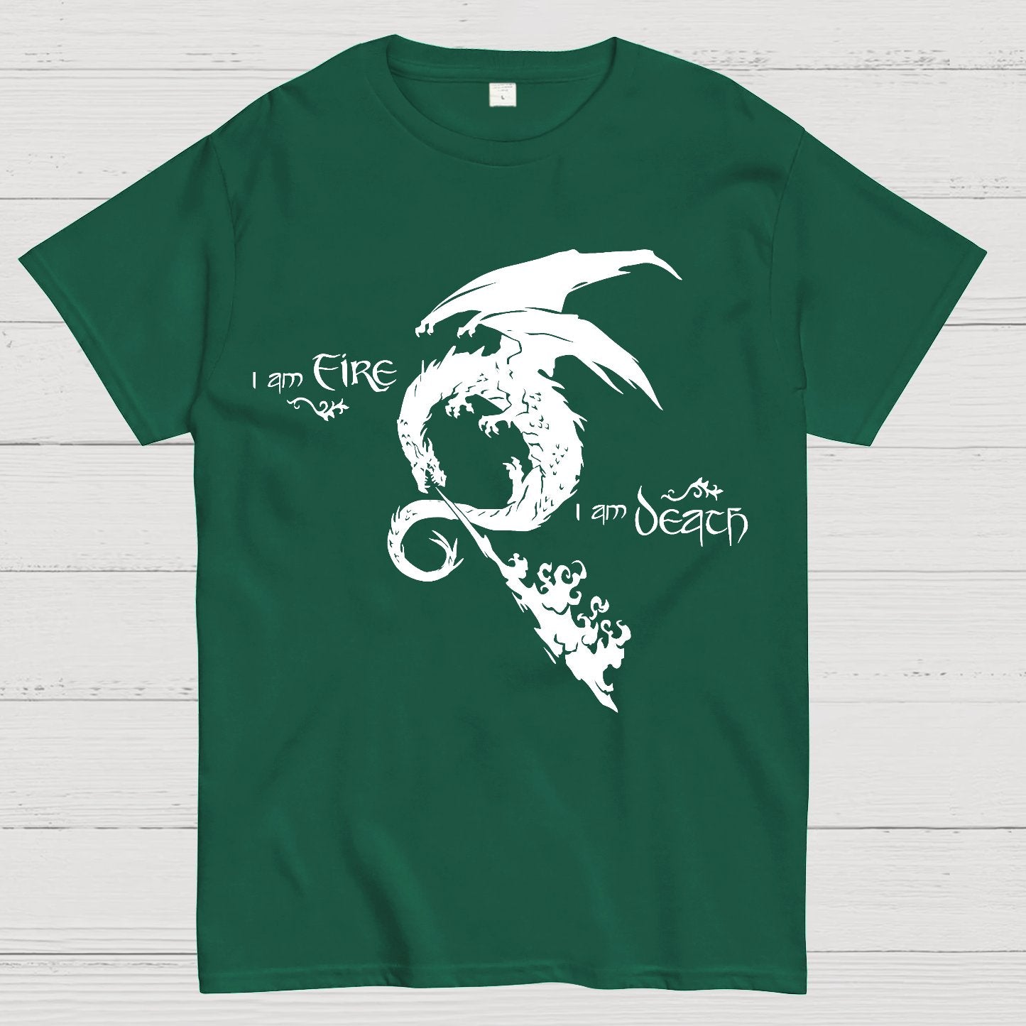 I am Fire，I am Death Geek T-Shirt