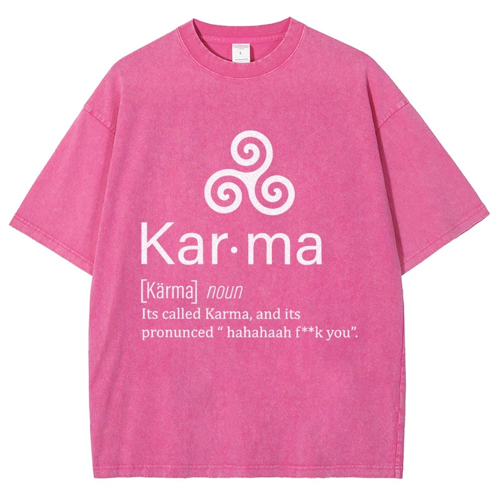 Karma definition Vintage Distressed T-shirt