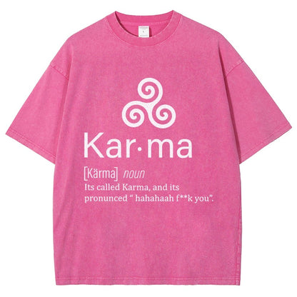 Karma definition Vintage Distressed T-shirt