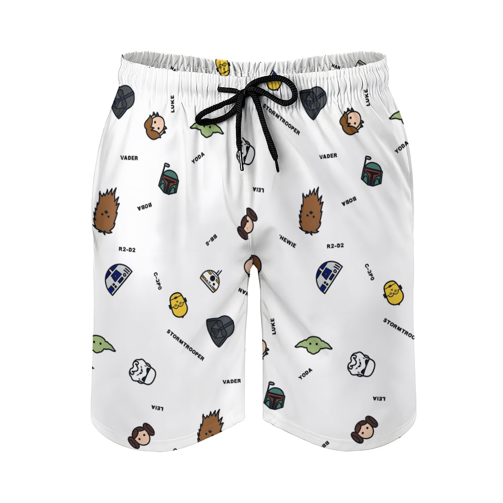 Planet Species Cute Print  Geek Shorts