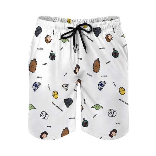 Planet Species Cute Print  Geek Shorts