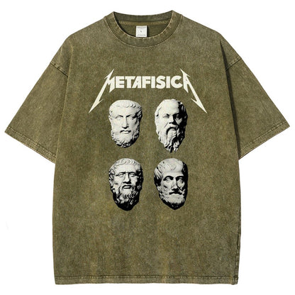 Metafisica Vintage Distressed T-shirt