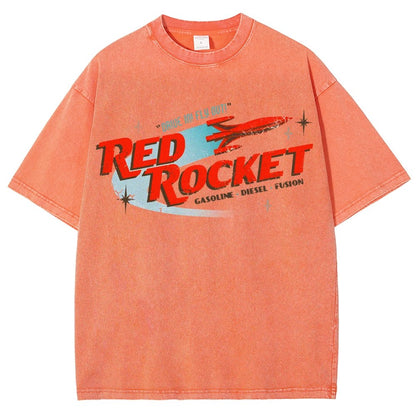 Red Rocket Vintage Distressed T-shirt