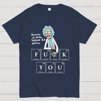 Science Is Wise Follow It's Advice Geeky T-Shirt