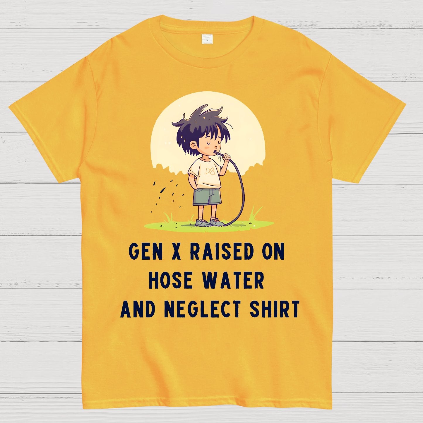 Gen X Raised On Hose Water And Neglect Geek T-Shirt