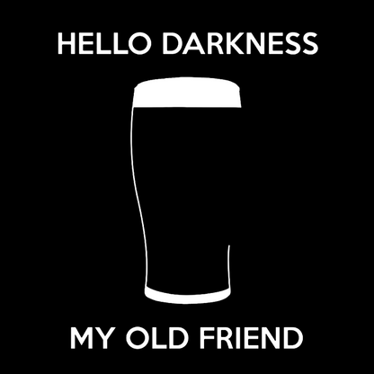 Hello Darkness My Old Friend Nerdy Graphic Geek Cotton Sweatshirt