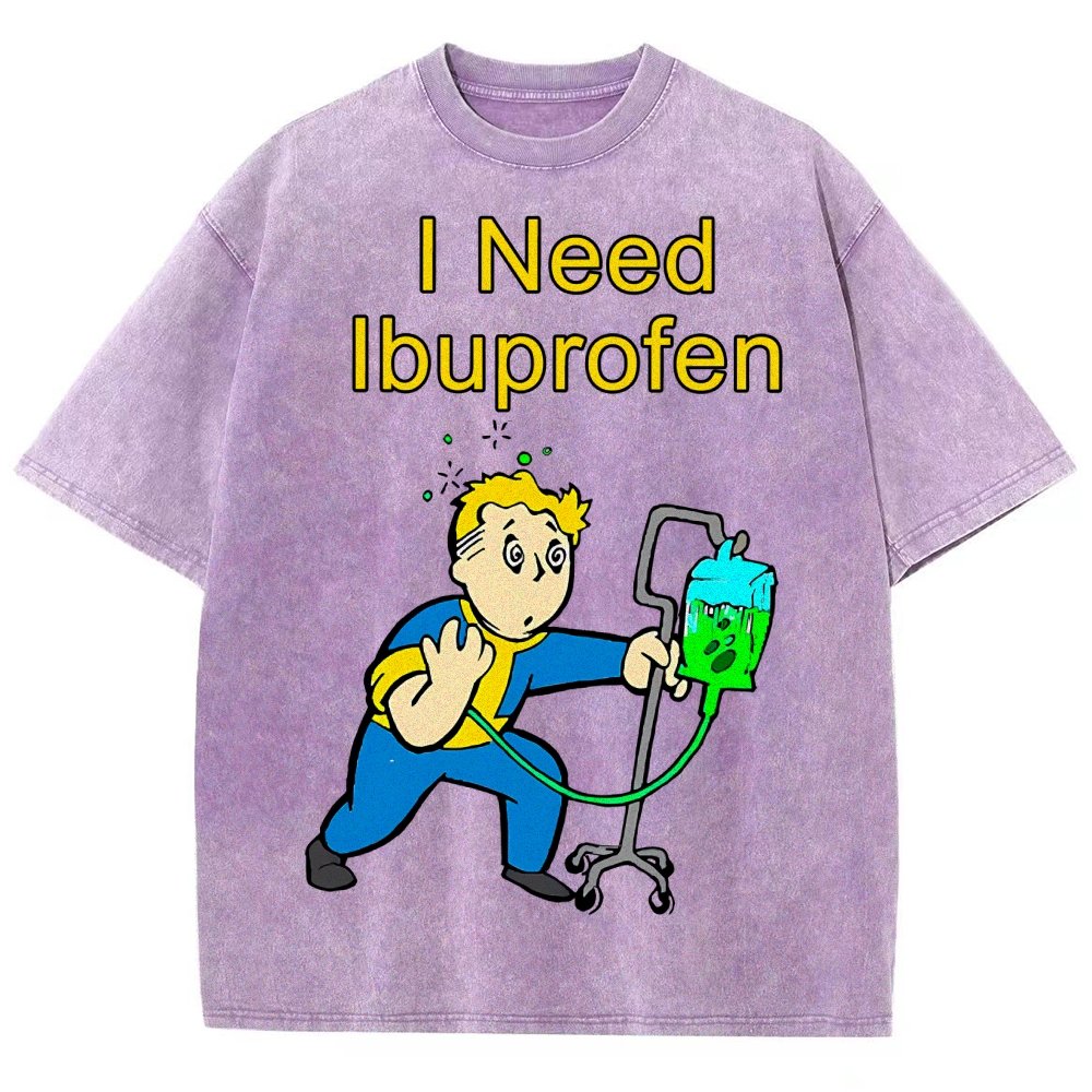 I Need One More Ibuprofen Vintage Distressed T-shirt