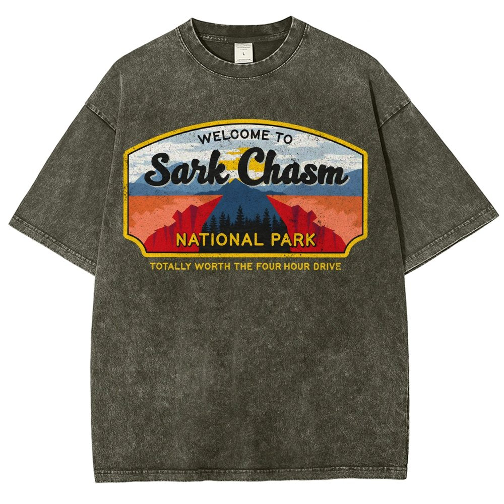 Welcome To Sarcasm Remix Vintage Distressed T-shirt