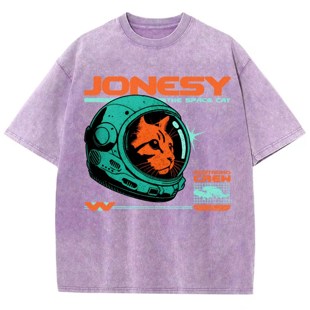 Jonesy The Space Cat Vintage Distressed T-shirt