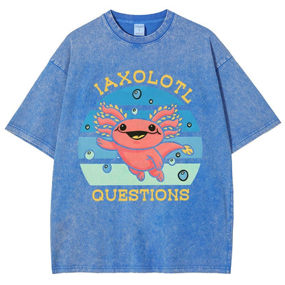 I axolotl questions Vintage Distressed T-shirt
