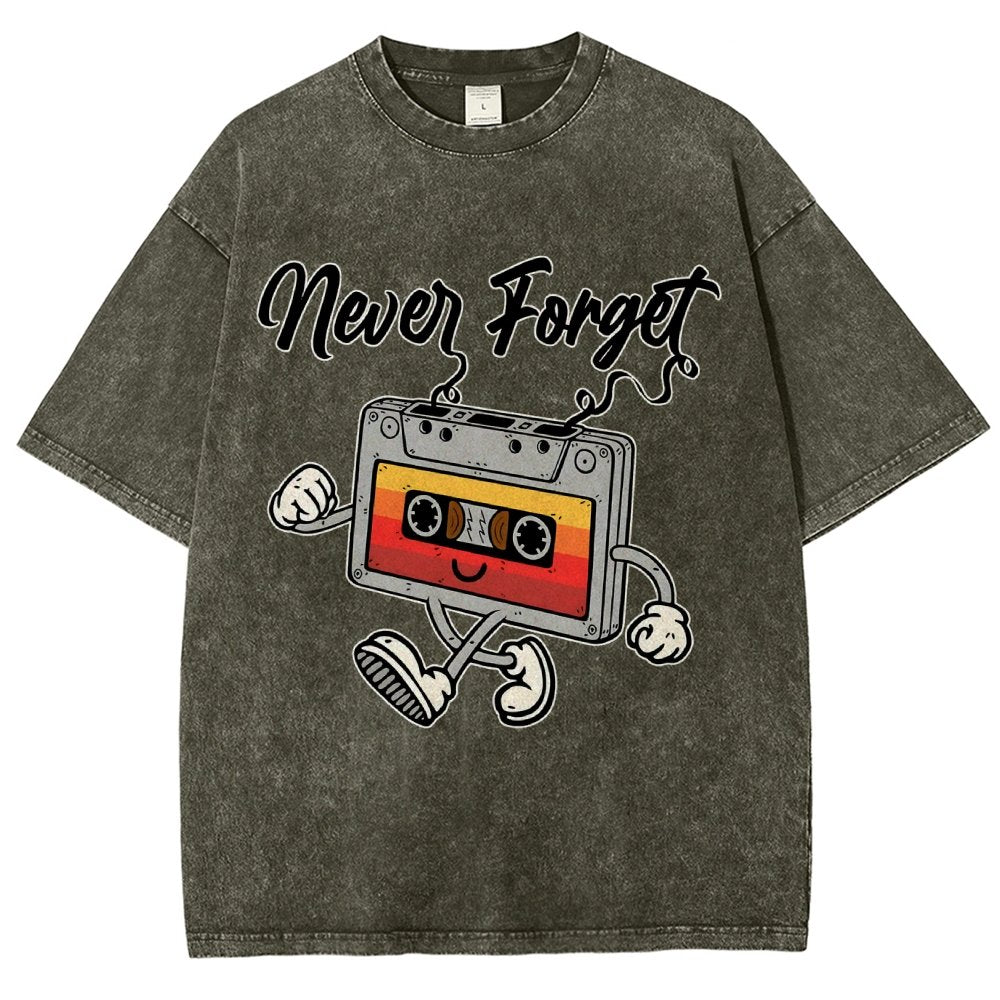 Never forget Vintage Distressed T-shirt