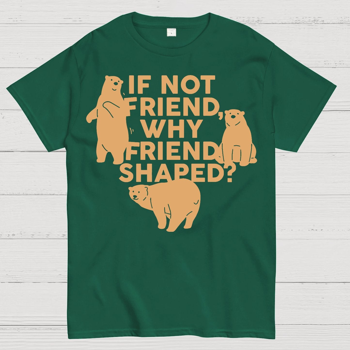 If Not Friend, Why Friend Shaped Geek T-Shirt