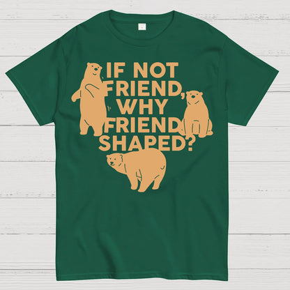 If Not Friend, Why Friend Shaped Geek T-Shirt