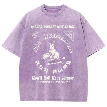 Killer Rabbit Hot Sauce Vintage Distressed T-shirt