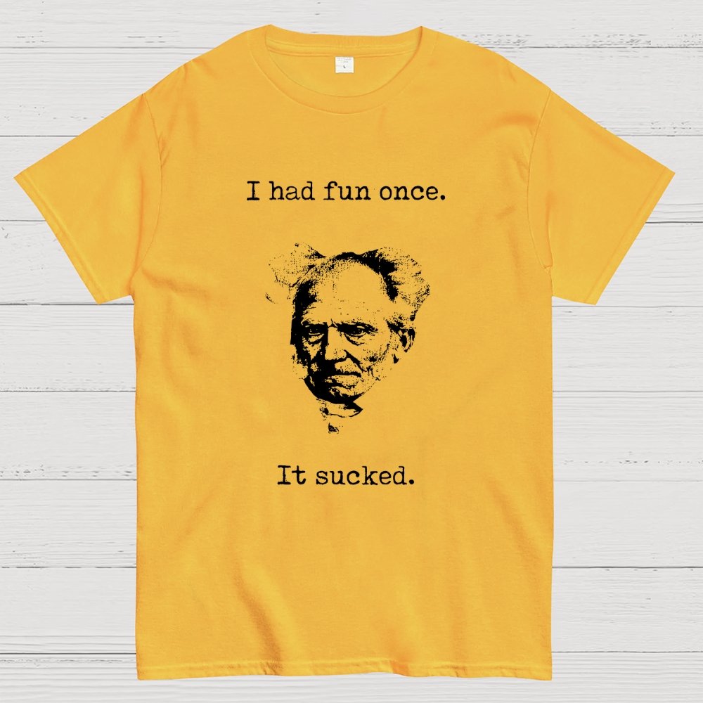 I Had Fun Once - It Sucked Geek T-Shirt