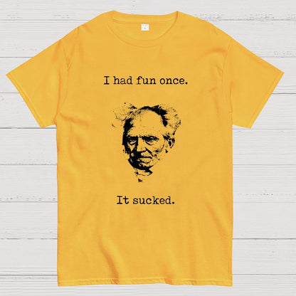 I Had Fun Once - It Sucked Geek T-Shirt