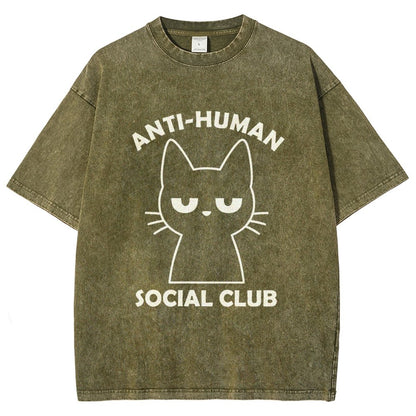 Anti-Human Social Club Vintage Distressed T-shirt