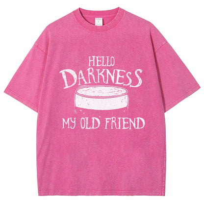 Hello Darkness Brew Vintage Distressed T-shirt