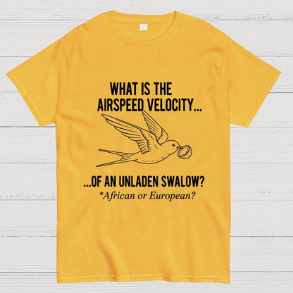 What Is The Airspeed Velocity...Art Print Geek T-Shirt