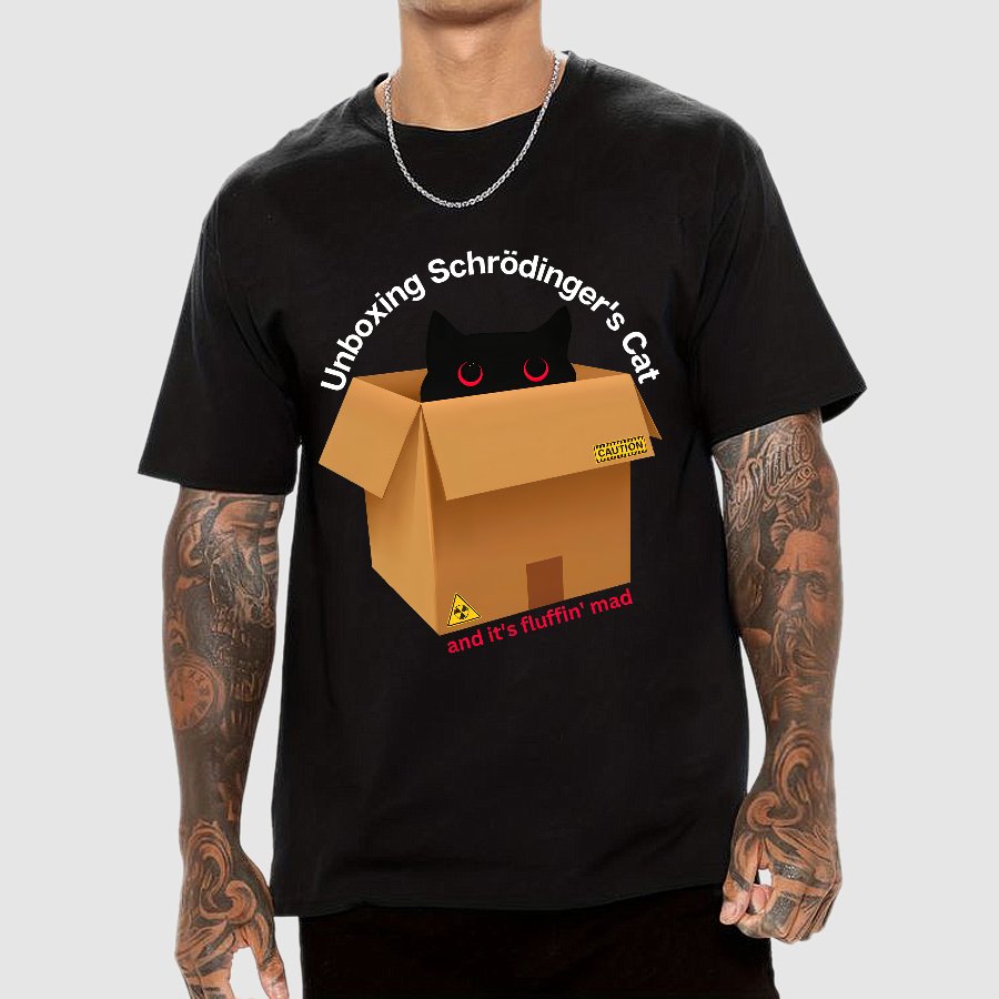 Unboxing Schrodinger's Cat Geeky T-Shirt